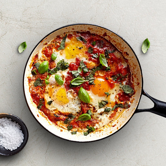 Shakshuka with Egg & Spinach